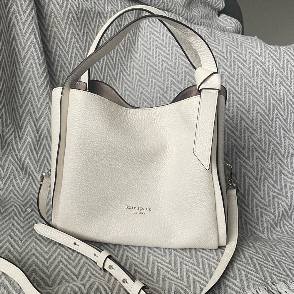 Kate Spade Knott Medium Crossbody Tote Cream